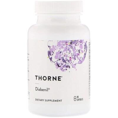 Комплекс при діабеті Thorne Research Diabenil, 90 капсул