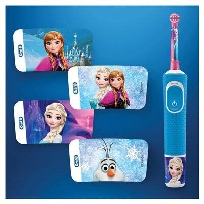 Електрична зубна щітка Braun Oral-B Kids Frozen D100.413.2К дитяча вік 3+
