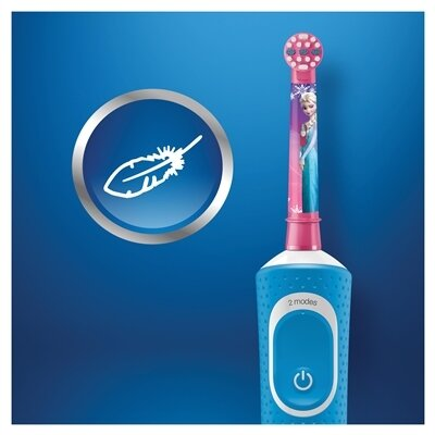Електрична зубна щітка Braun Oral-B Kids Frozen D100.413.2К дитяча вік 3+