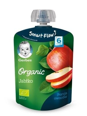 Пюре фруктове Gerber Organic яблуко, 90 г