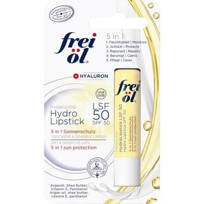 Помада для губ Frei Ol Hydrolipid SPF 50 для сухої чутливої шкіри, 4,5 г