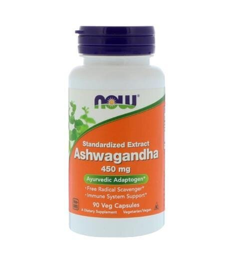 Ашваганда NOW Ashwagandha 450 мг вег. капсули №90