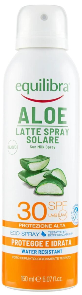 Спрей сонцезахисний для тіла Equilibra Алое SPF30, 150 мл
