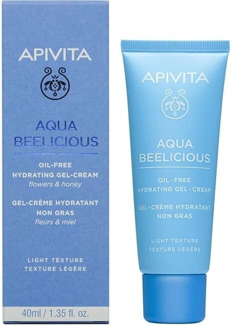 Крем-гель для обличчя Apivita Aqua Beelicious нежирний зволожуючий легкої текстури, 40 мл