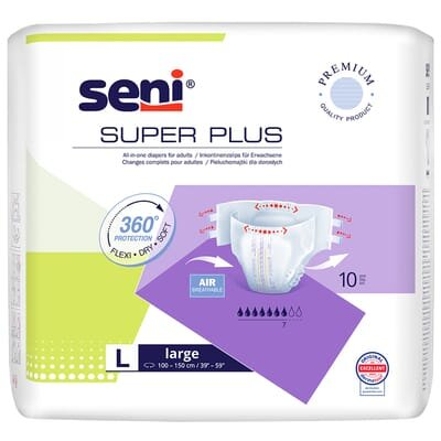 Підгузки для дорослих Seni Super Plus large, розмір L, 10 штук
