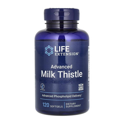 Розторопша Life Extension Advanced Milk Thistle, 120 м'яких капсул