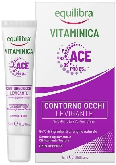 Крем для контуру очей Equilibra Vitaminica розгладження, 15 мл