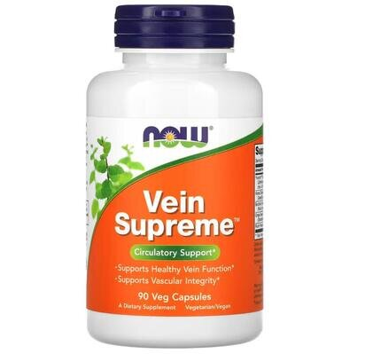 Підтримка вен NOW Vein Supreme вег. капсули №90