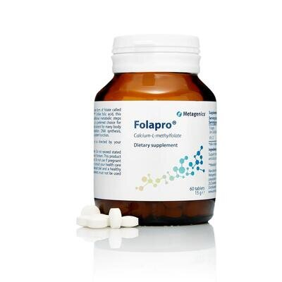 ФолаПро Metagenics FolaPro таблетки по 0.25 г №60 у бан. скл.