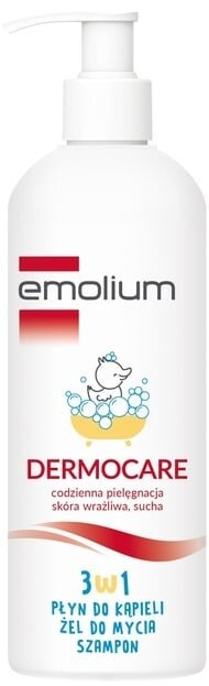 Гель-піна-шампунь Emolium 3в1 для тіла та волосся, 400 мл