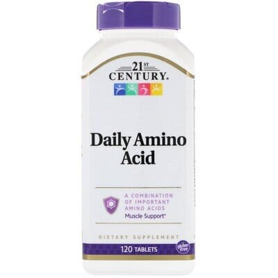 Амінокислоти 21st Century Daily Amino Acid для щоденного прийому, 120 таблеток