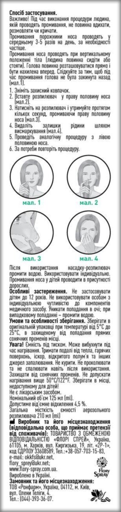 Аква Солін аерозоль назальний по 125 мл у флак.