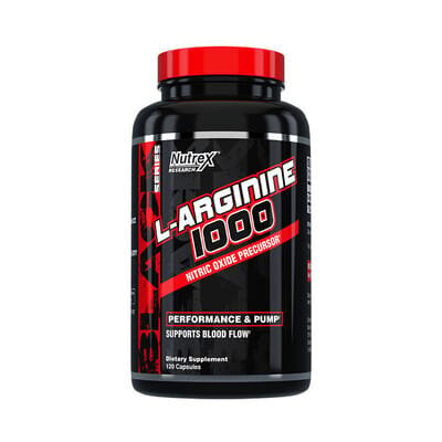 L-аргінін Nutrex Research L-Arginine 1000, 120 капсул