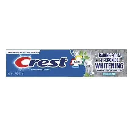Зубна паста Crest Plus Baking Soda & Peroxide Whitening відбілююча, 161 г