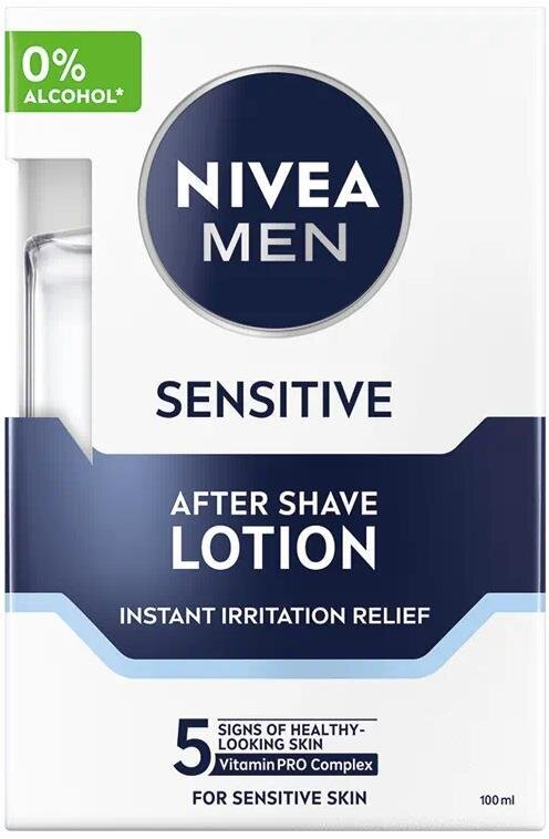 Лосьйон після гоління Nivea Men Sensitive заспокійливий для чутливої шкіри (81314), 100 мл