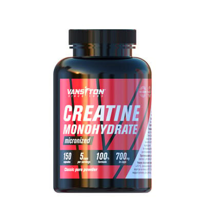 Креатин моногідрат Vansiton Creatine Monohydrate, 150 капсул