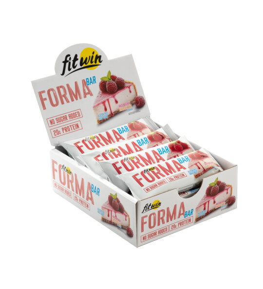 Батончик FitWin Forma Bar малиновий чізкейк, 12 шт по 60 г