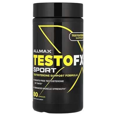 Тестостероновий бустер AllMax Nutrition TestoFX Sport, 80 капсул