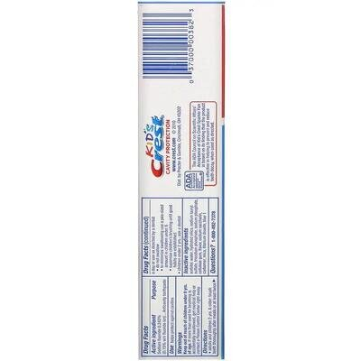 Зубна паста Crest Kids Cavity Protection Pump, 130 г