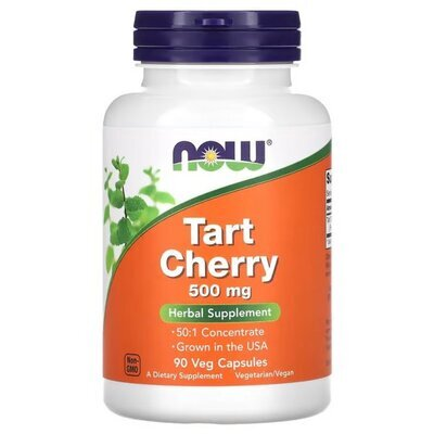 Вишня кисла NOW Tart Cherry 500 мг вег. капсули №90