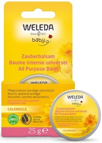 Бальзам від вітру та холоду Weleda Baby Calendula Календула Чарівний універсальний, 25 г