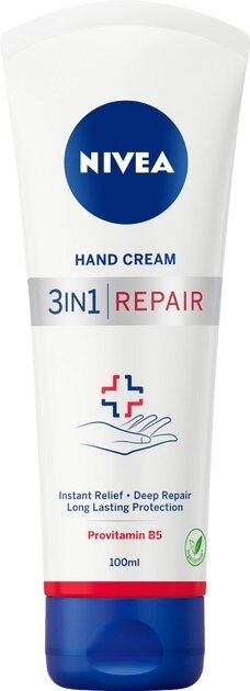 Крем для рук Nivea 3 в 1 Repair SOS Відновлення (84688), 100 мл