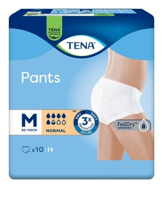 Підгузки-трусики для дорослих Tena Pants Normal Medium, 10 штук