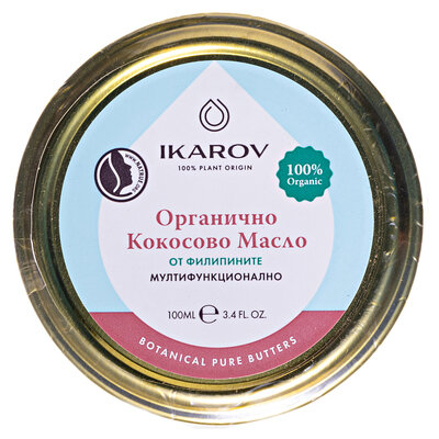 Олія Ikarov Extra Virgin кокосова органічна, 100 мл