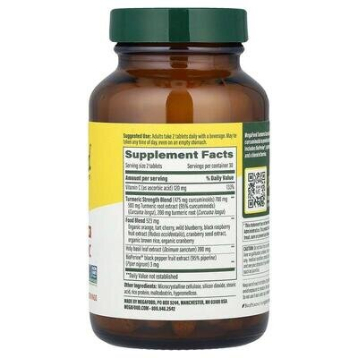 Куркума MegaFood Turmeric Strength для всього тіла, 60 таблеток
