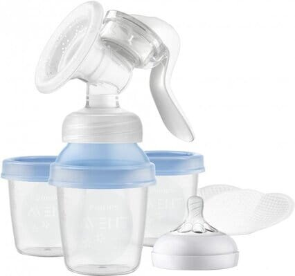 Молоковідсмоктувач Philips Avent SCF430/13 ручний з контейнерами