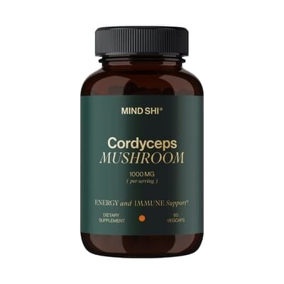 Кордіцепс Mind Shi Cordyceps Mushroom 1000 мг вег. капсули №60