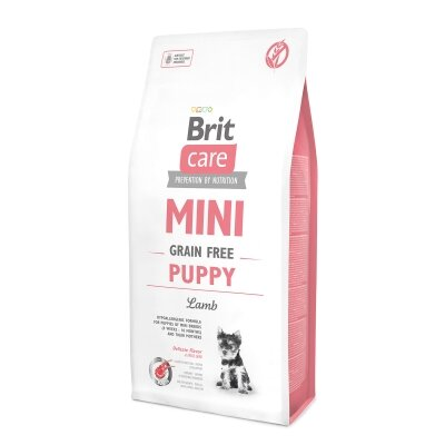 Корм сухий для цуценят мініатюрних порід Brit Care Mini Grain Free Puppy, 7 кг