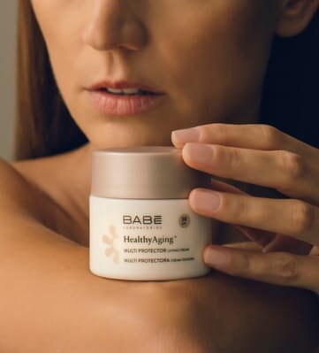 Крем для обличчя Babe Laboratorios Healthy Aging+ SPF30 денний мультизахисний ліфтинг, 50 мл