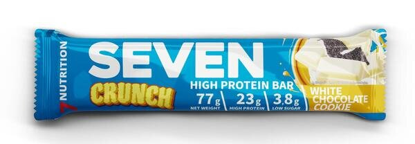 Батончик протеїновий 7Nutrition Seven Bar Білий шоколад - печиво, 77 г
