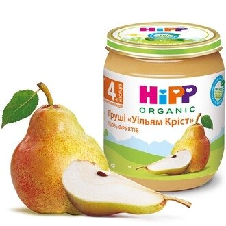 Пюре фруктове HiPP Organic Груші Уільям Кріст, 125 г