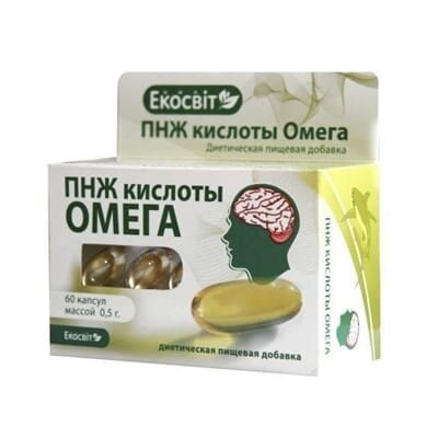 ПНЖ кислоти Омега капсули №60