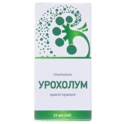 Урохолум краплі ор. по 25 мл у флак.