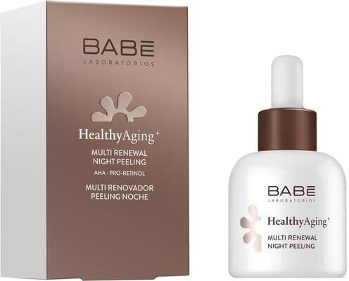 Пілінг Babe Laboratorios Healthy Aging+ нічний оновлюючий з AHA кислотами та ретинолом, 30 мл