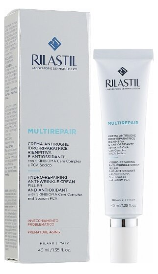 Крем-філлер для обличчя Rilastil Multirepair антиоксидантний живильний проти зморшок, 40 мл