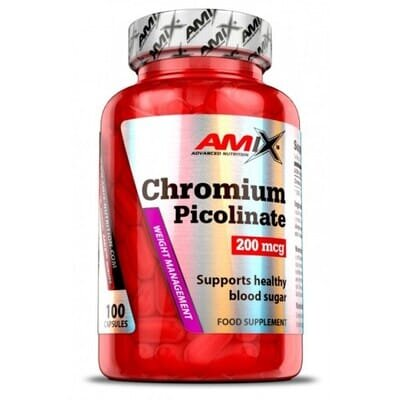 Хрому Піколінат Amix Nutrition Chromium Picolinate капсули по 200 мкг, №100