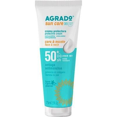 Крем сонцезахисний для обличчя Agrado Sun Care SPF50+, 75 мл