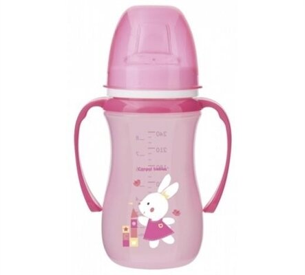 Кружка Canpol babies EasyStart Sweet Fun тренувальна рожева, 35/208_pin, 240 мл