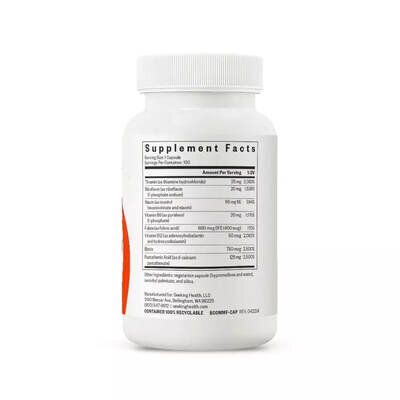 Комплекс вітамінів групи В без метилу Seeking Health B Complex MF капсули №100