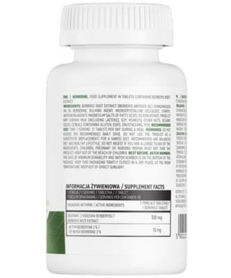 Берберин OstroVit Berberine 10 мг, 90 таблеток