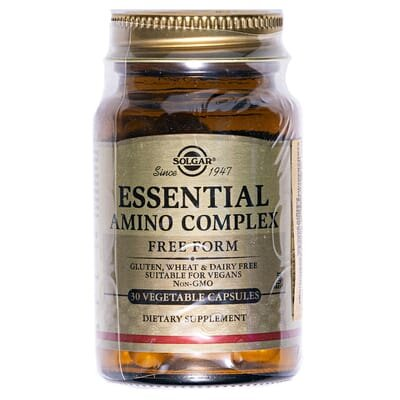 Комплекс амінокислот Solgar Essential Amino Complex вег. капсули №30