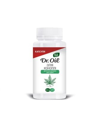 Дієтична добавка Олія конопляна Dr. Oil капсули №60