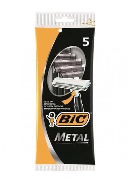 Набір бритв без змінних картриджів Bic Metal, 5 шт
