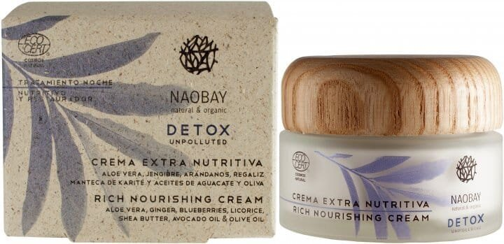 Крем для обличчя Naobay Detox Rich насичений живильний, 50 мл