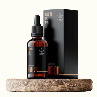Канабідіол CBD Oil, олія 5% по 30 мл у флаконі