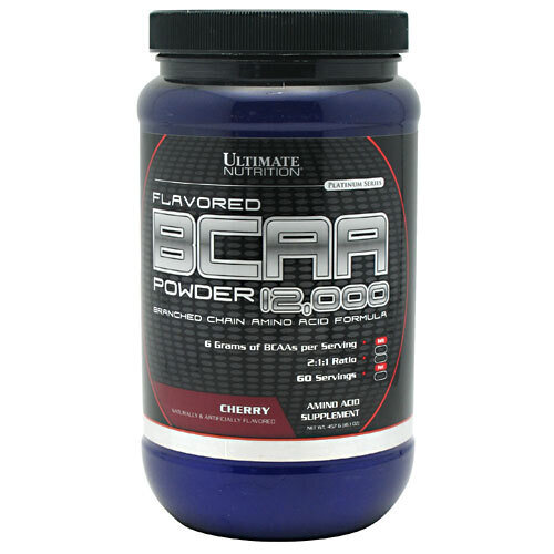 Амінокислота Ultimate Nutrition BCAA 12000 Powder, вишня, 457 г